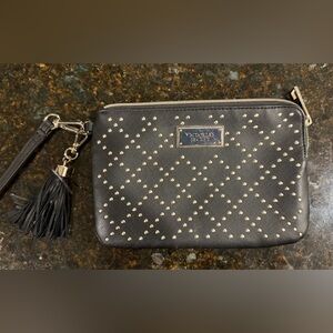 New‼️ Victoria's Secret Black and Gold Studded wristlet